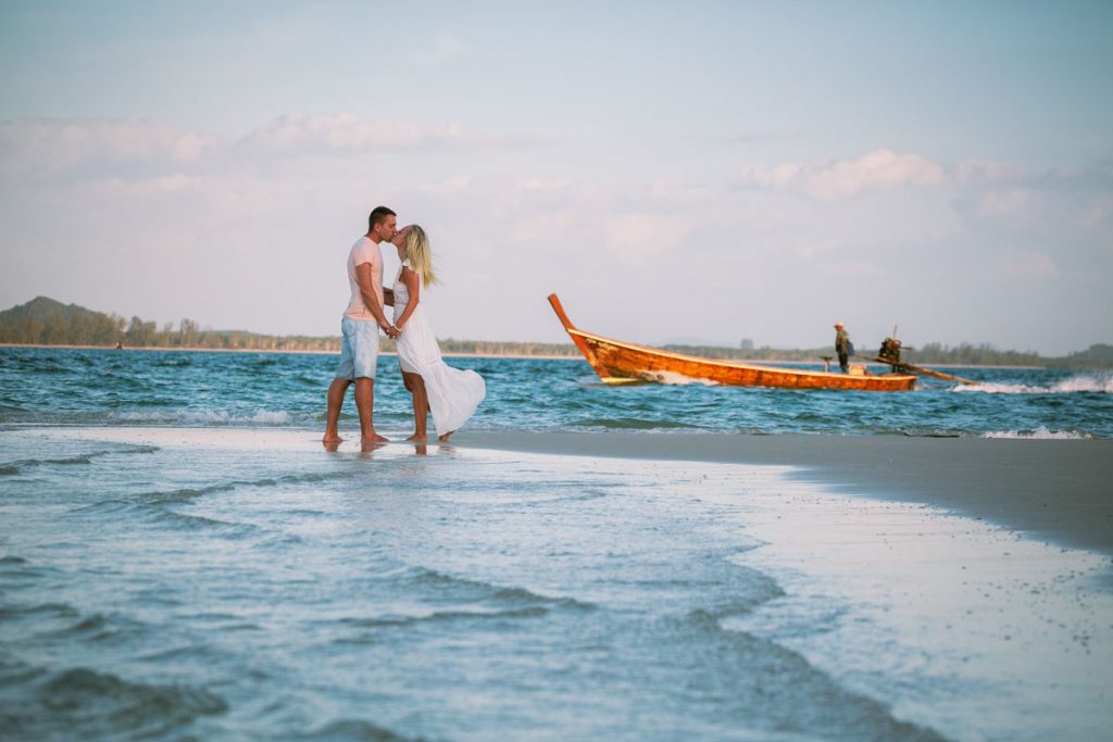 Engagement photography of Andrea and Pavel at Koh Mook Trang,Thailand.