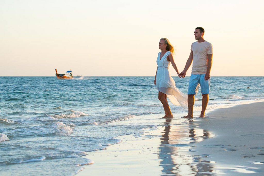 Engagement photography of Andrea and Pavel at Koh Mook Trang,Thailand.
