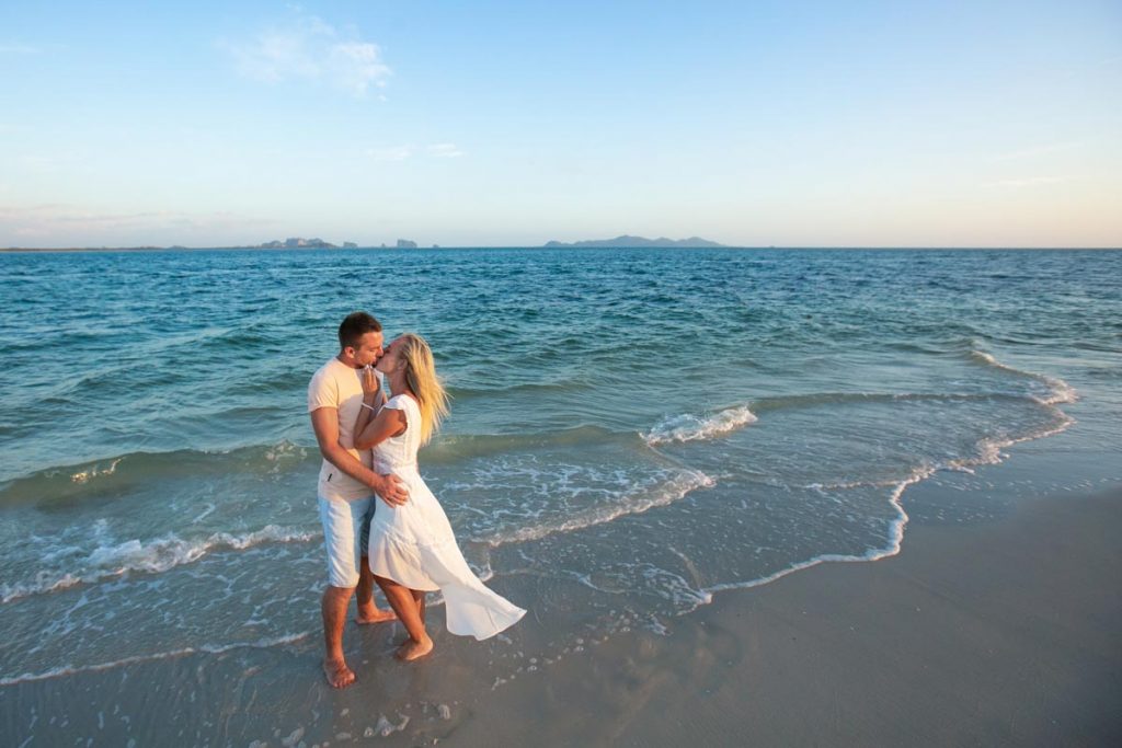 Engagement photography of Andrea and Pavel at Koh Mook Trang,Thailand.